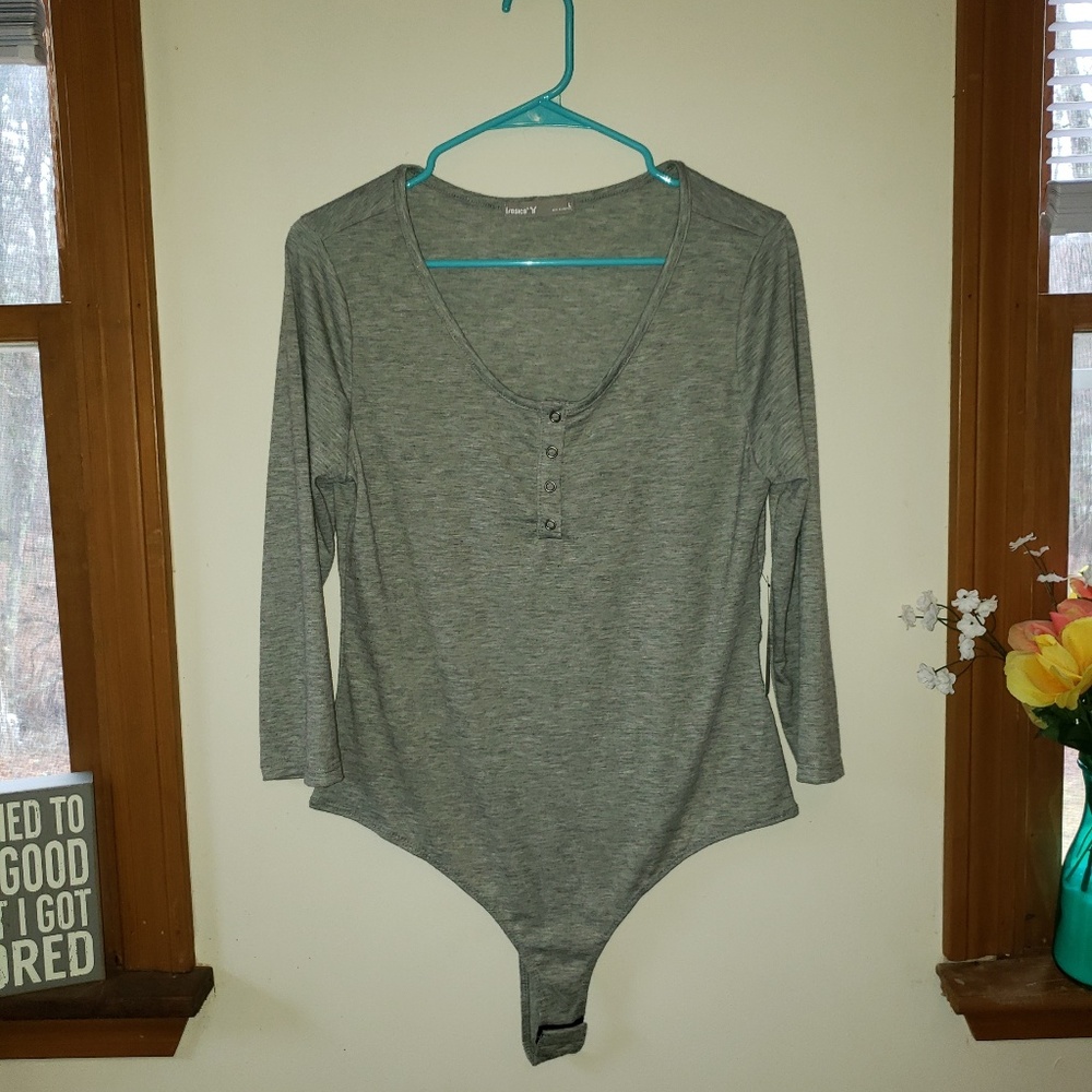 Sale!! Tresics grey Bodysuit